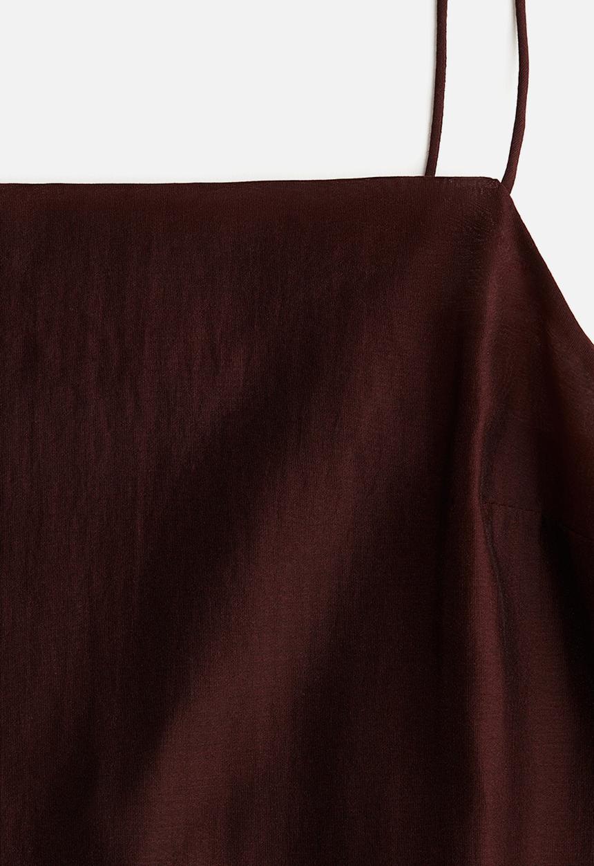 H&M - Strappy dress - burgundy 