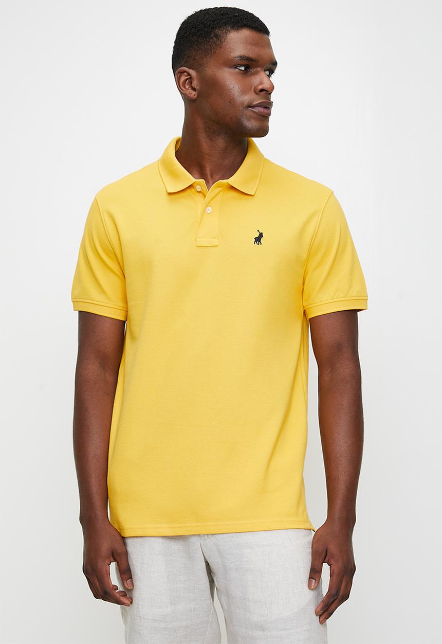POLO - Carter Essential Pique Ss Golfer - Mustard