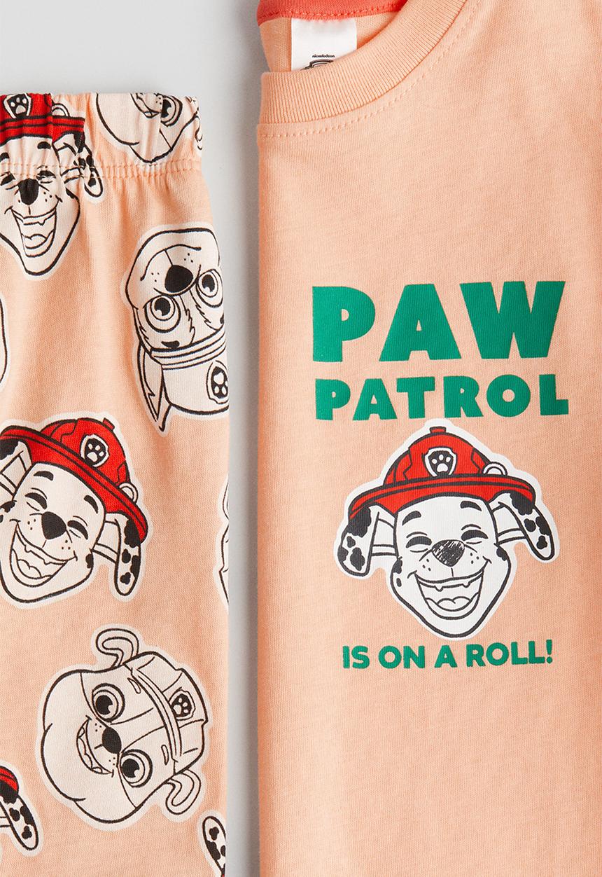 H&M - Printed pyjamas - light orange/paw patrol