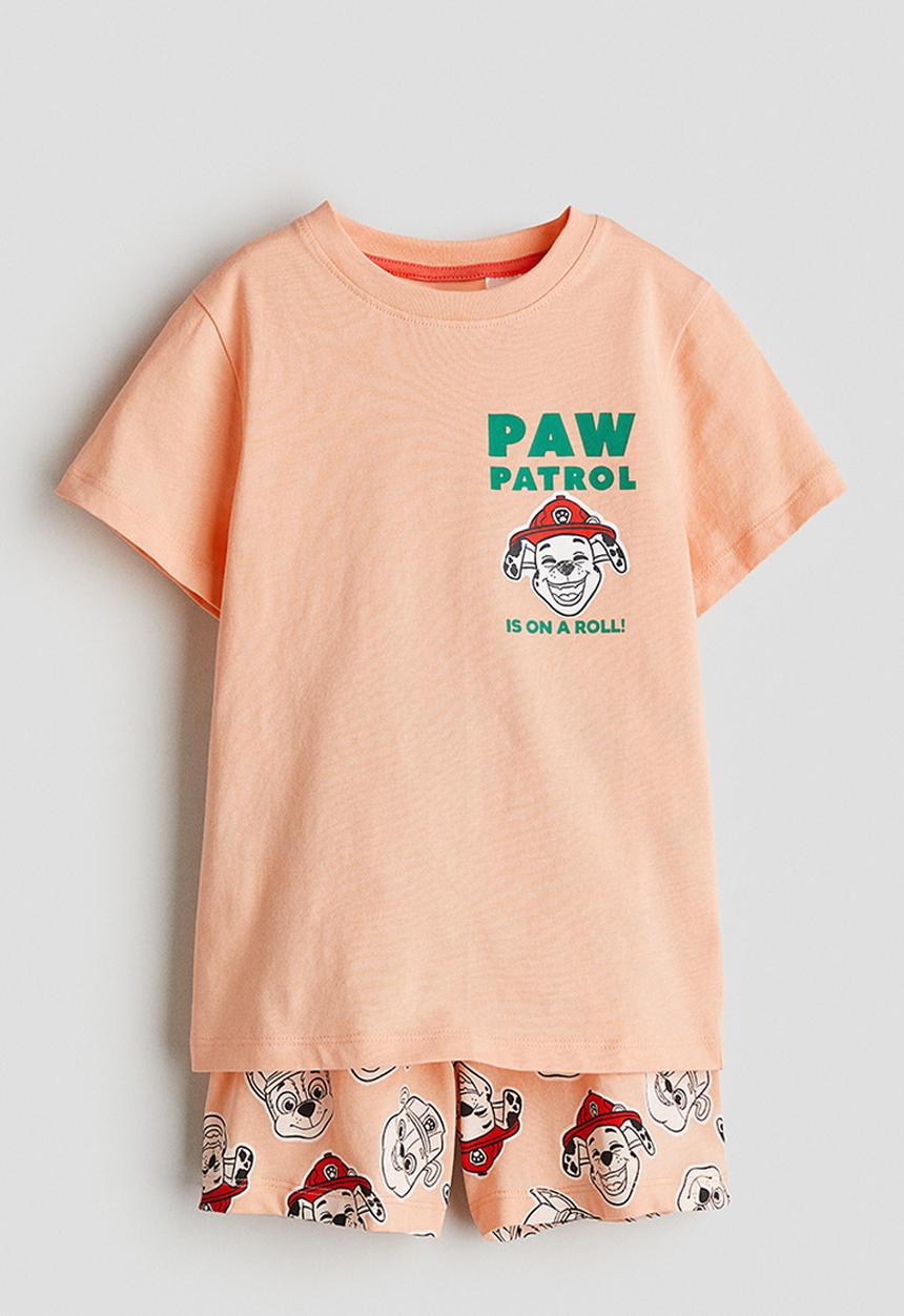 H&M - Printed pyjamas - light orange/paw patrol