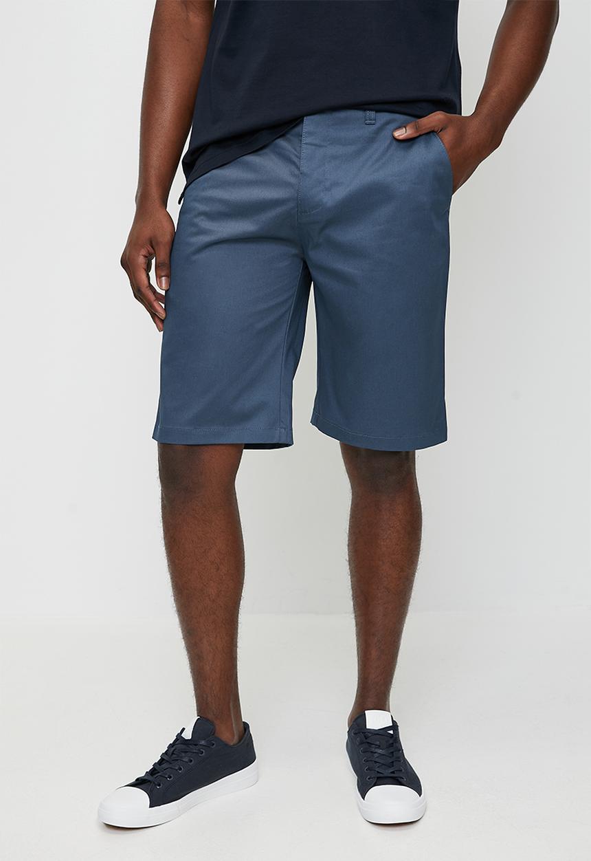 POLO - Ezra Essential Chino Short - Petrol Blue