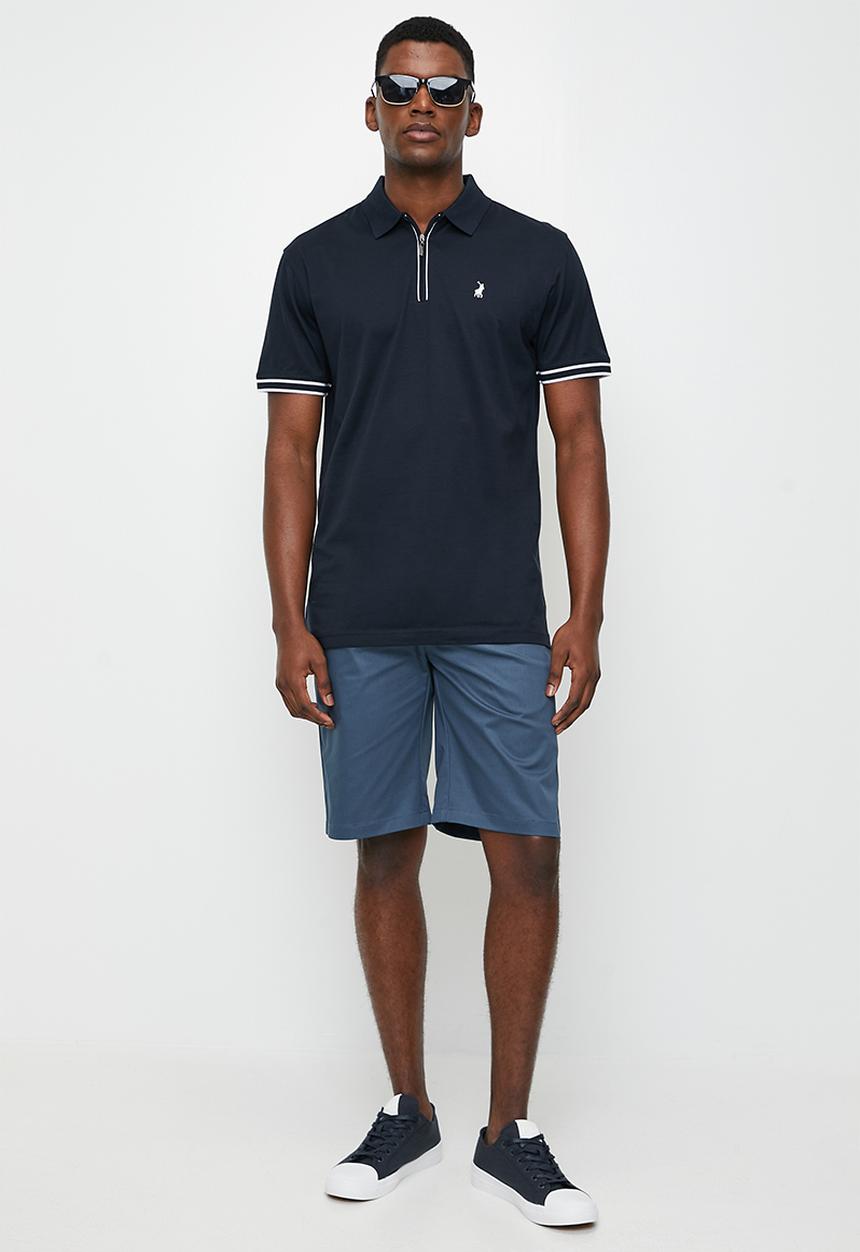 POLO - Ezra Essential Chino Short - Petrol Blue