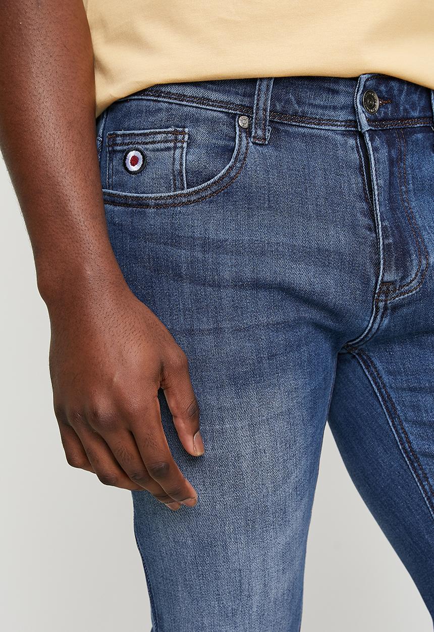 Ben Sherman - Slim Fit Essential Denim Mid Blue - Mid Blue