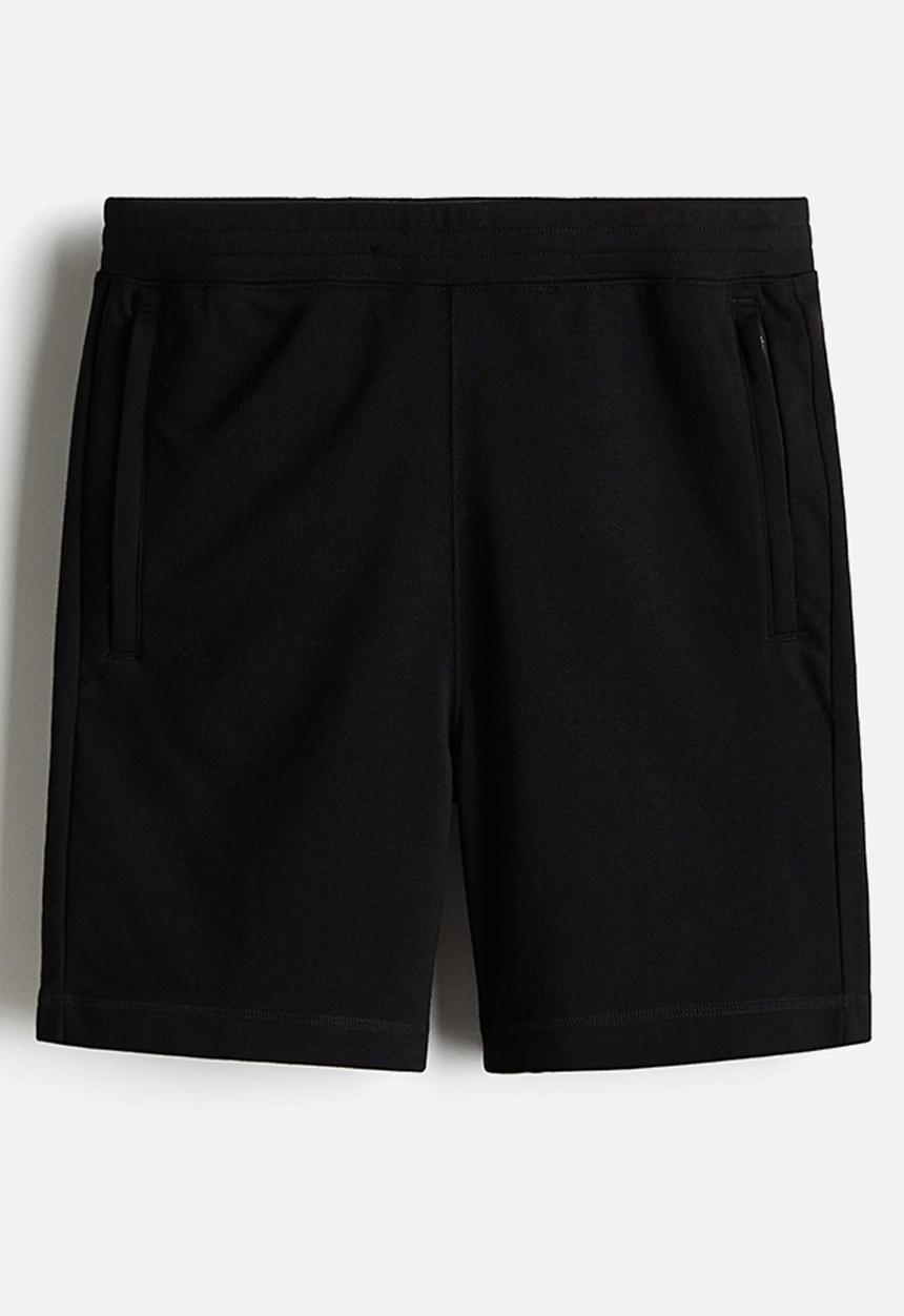 H&M - Coolmax® regular fit sweathorts - black