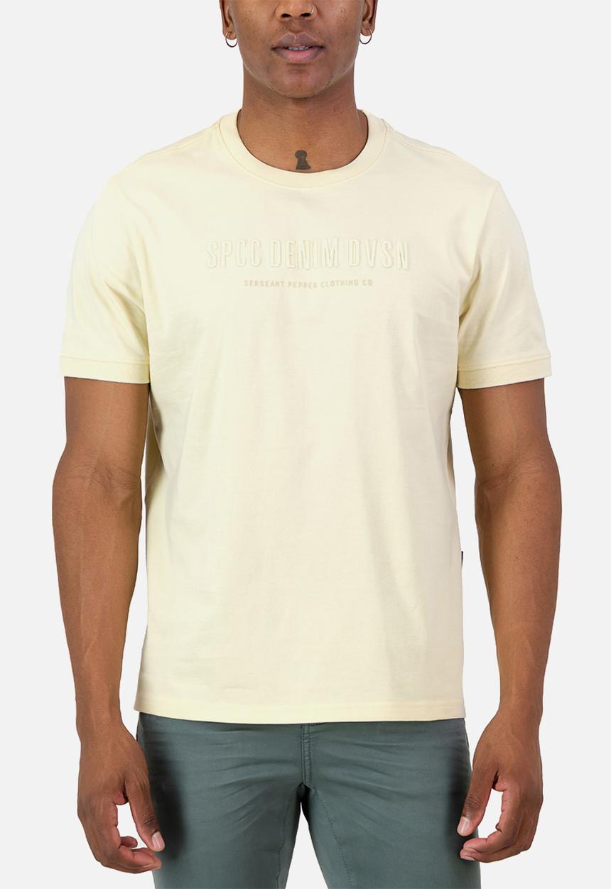 S.P.C.C - Fogerty Tee Regular Fit Fashion Tee - Buttermilk
