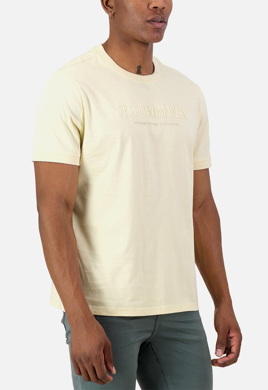 S.P.C.C - Fogerty Tee Regular Fit Fashion Tee - Buttermilk