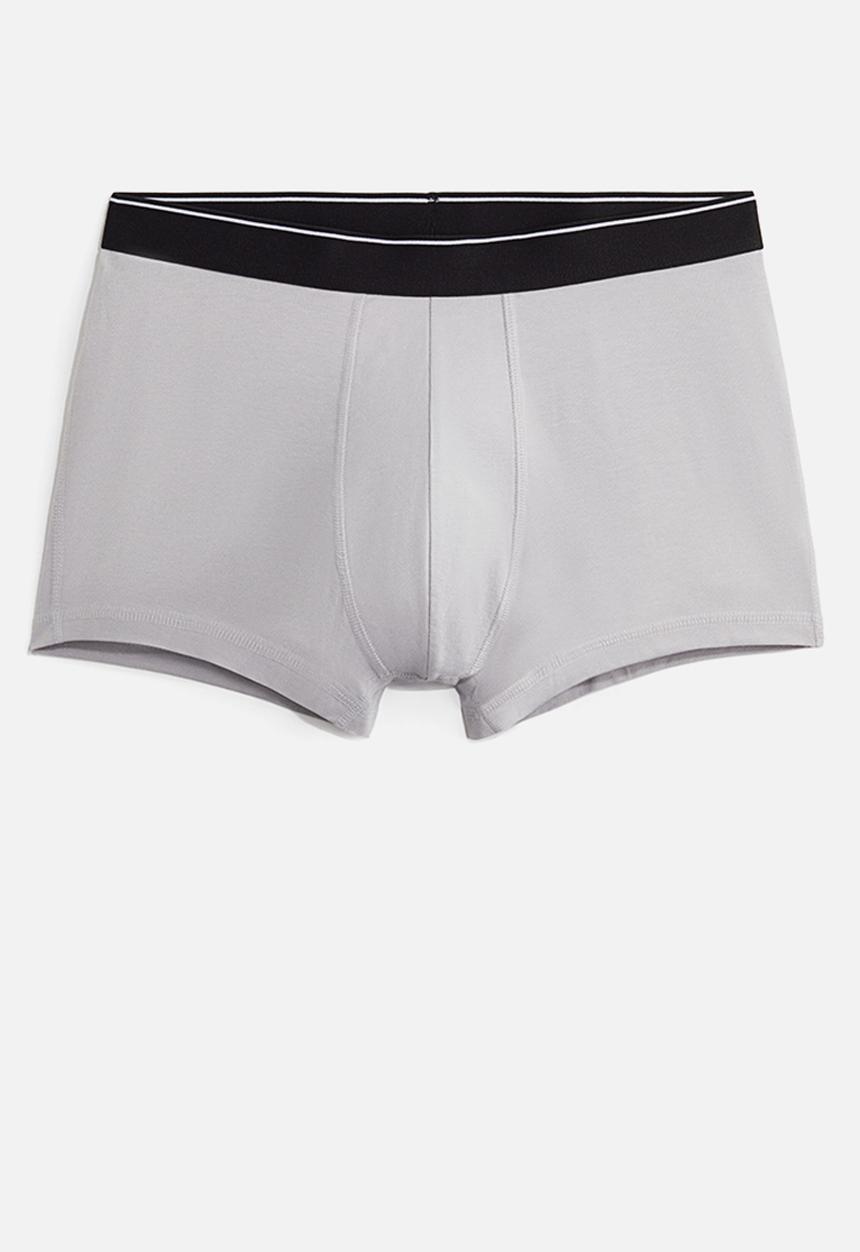 H&M - 3-pack short trunks with lycra® - light grey/dark grey/black