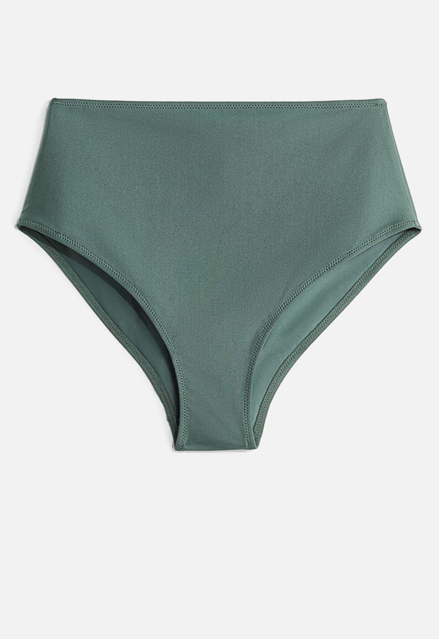 H&M - High waist bikini bottoms - dusty green