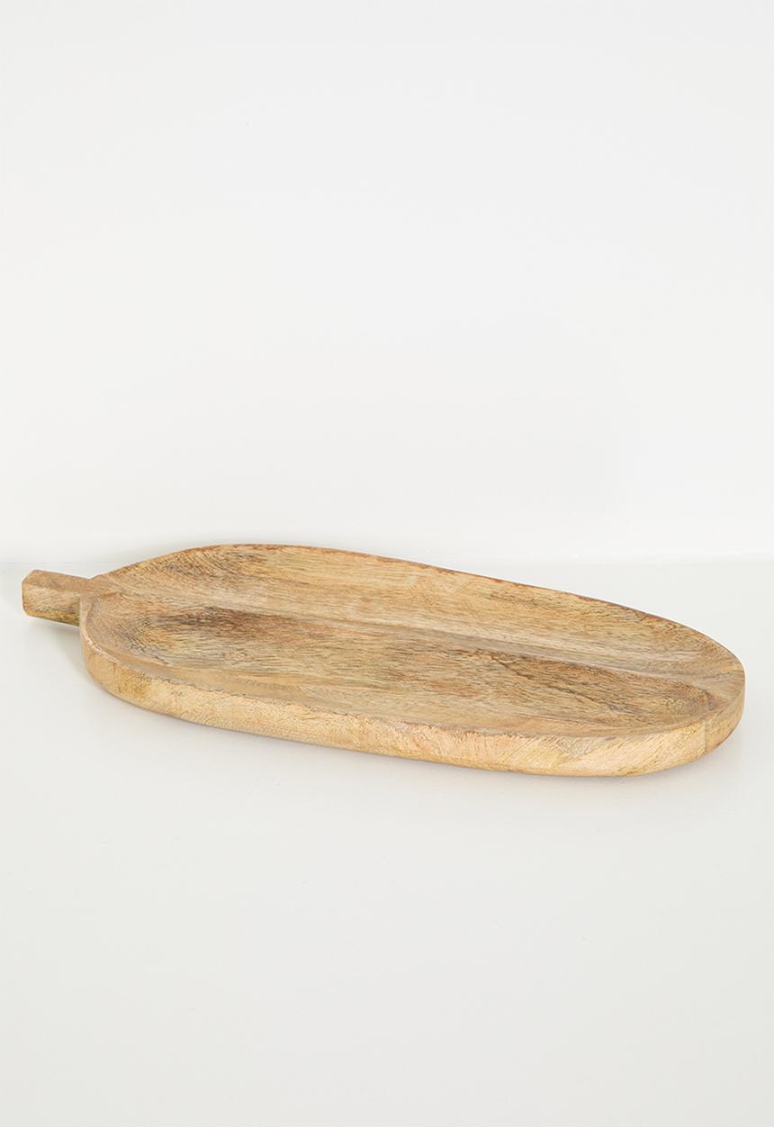 H&S - Sabi leaf shaped tray - natural