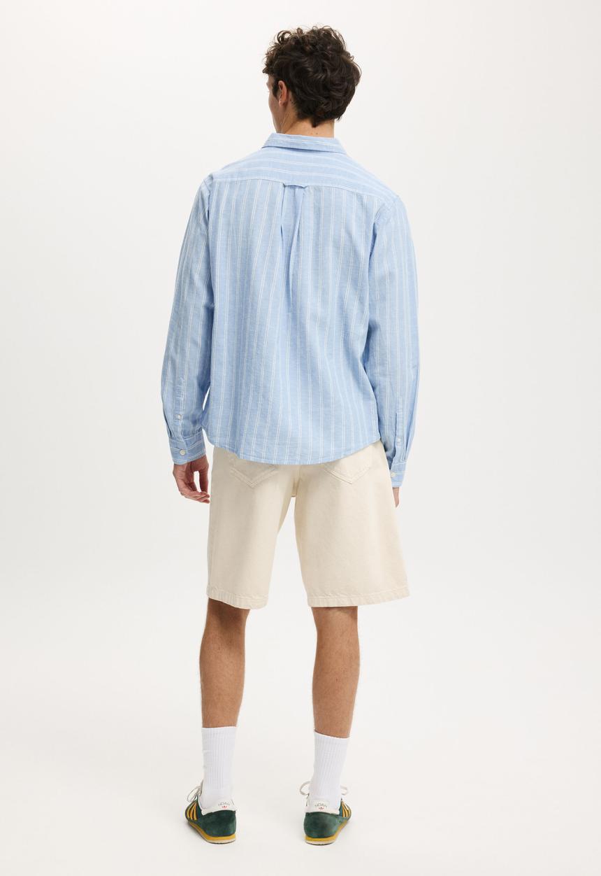 Cotton On - Baggy Denim Short - Bone
