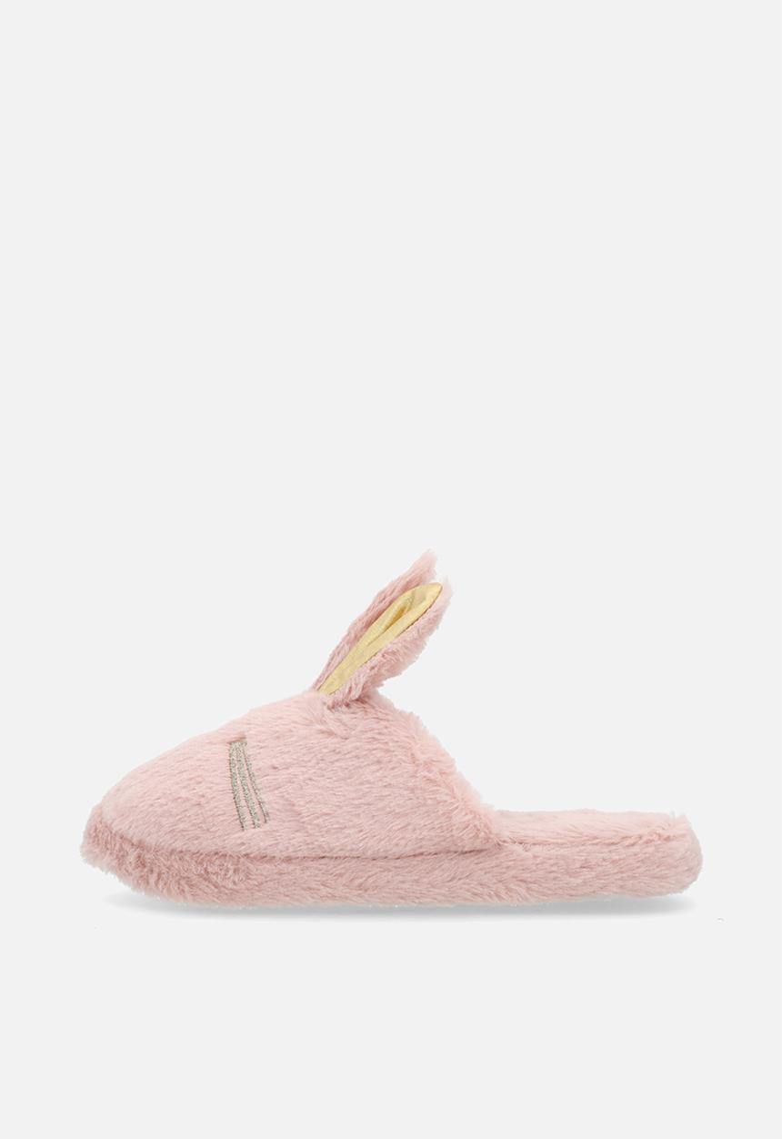 Pop Candy - Slippers with bunny ears - dusty pink