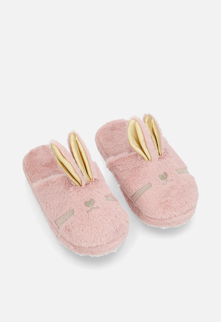 Pop Candy - Slippers with bunny ears - dusty pink