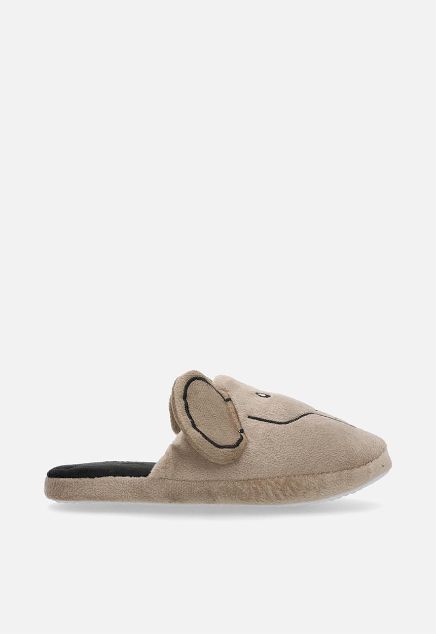 Pop Candy - Elephant slippers - beige