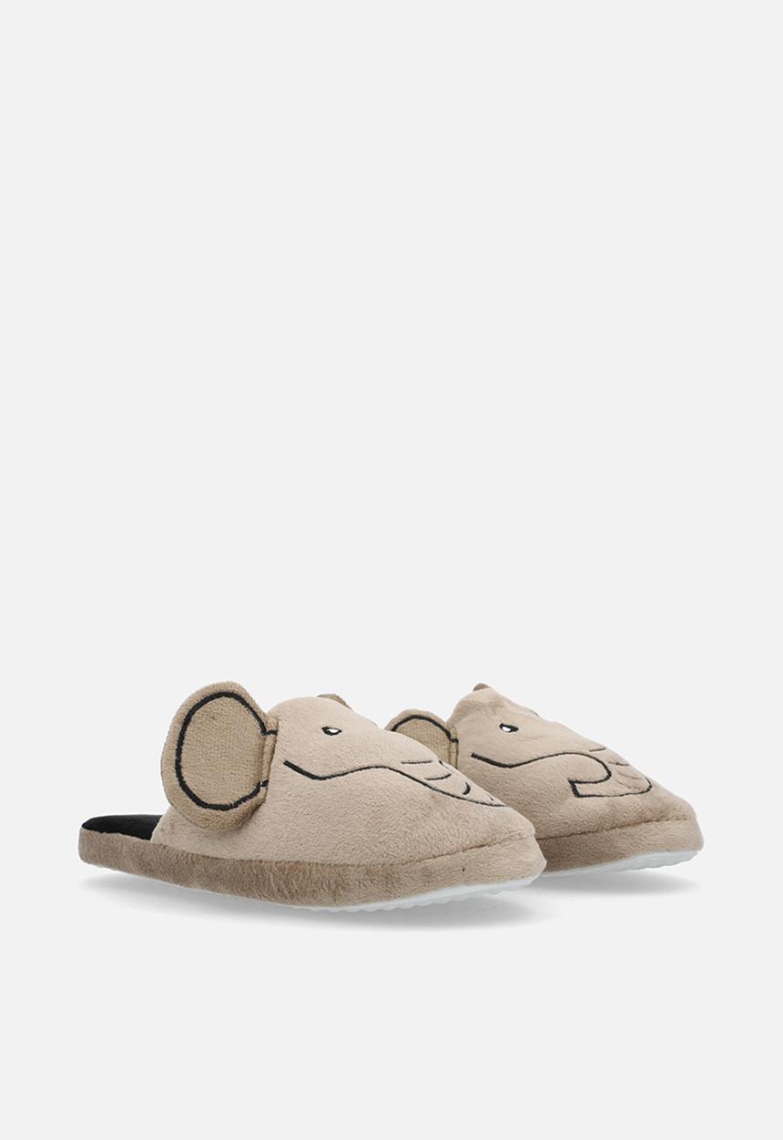 Pop Candy - Elephant slippers - beige