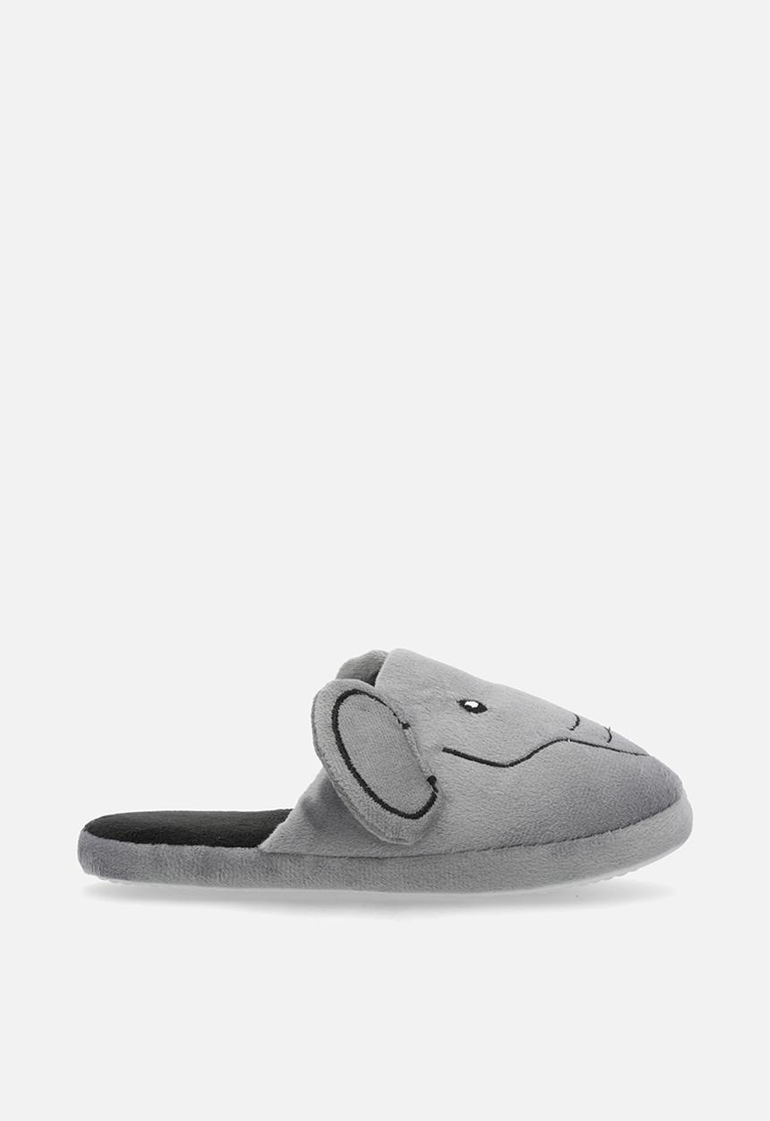 Pop Candy - Elephant slippers - grey