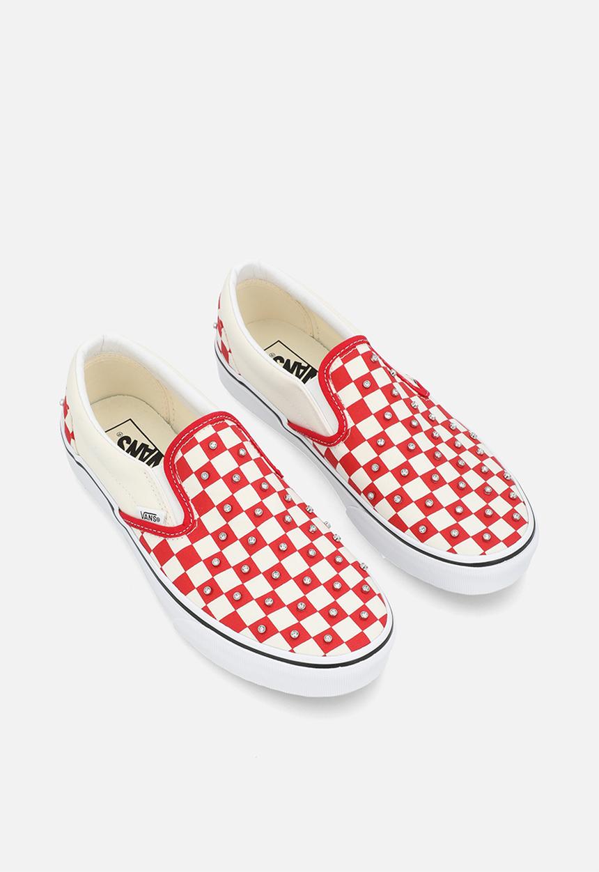 Vans - Classic slip-on - Checkerboard Rhinestone Racing 