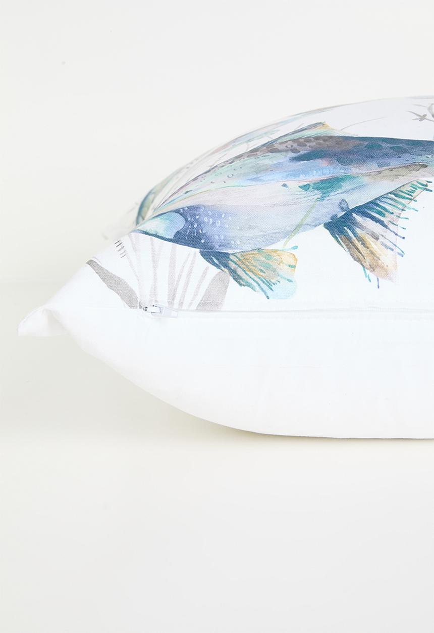 Grey Gardens - Fish pond cushion cover - multi