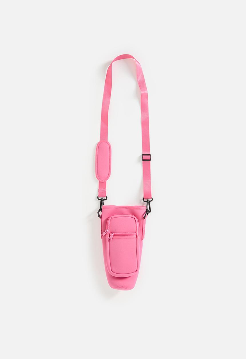 Pop Candy - Cup carrier pouch with adjustable strap - bubblegum pink