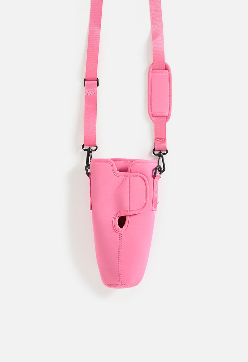 Pop Candy - Cup carrier pouch with adjustable strap - bubblegum pink