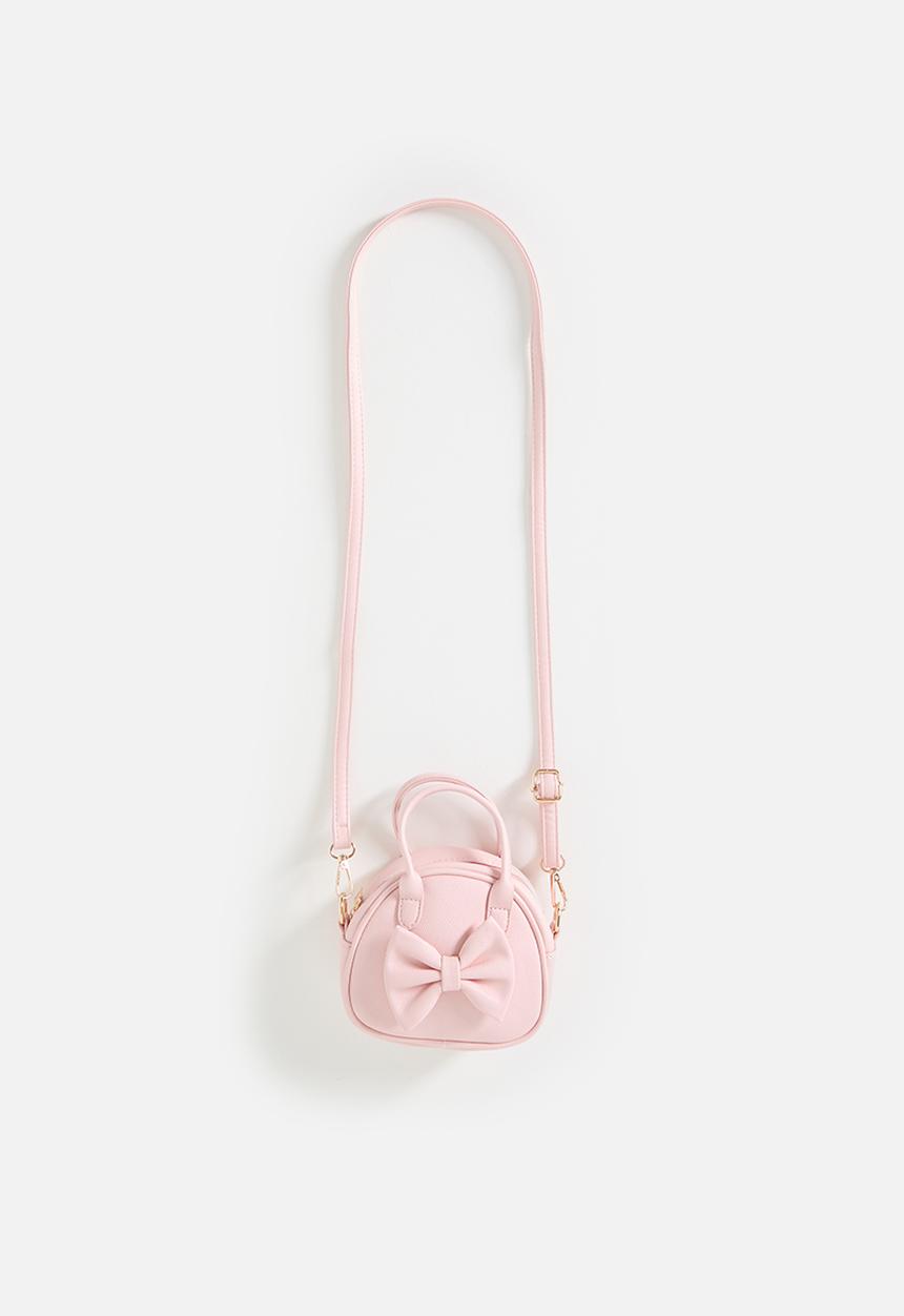 Pop Candy - Mini handbag with detachable strap and bow feature - pink