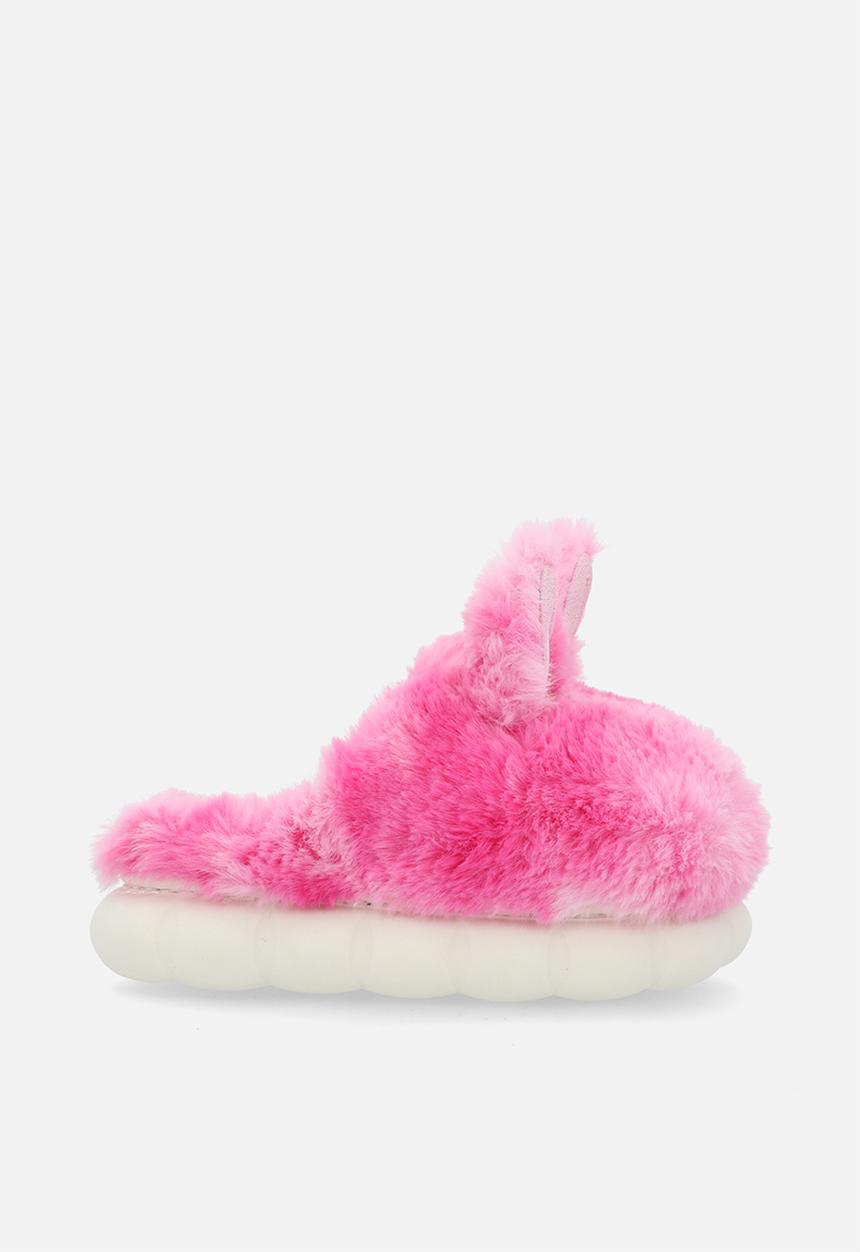 Pop Candy - Fluffy novelty slippers - hot pink