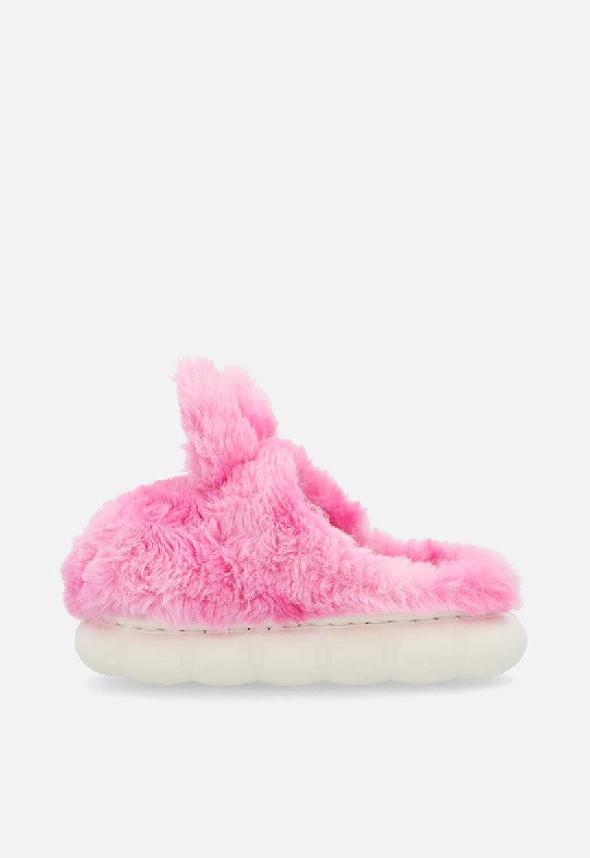 Pop Candy - Fluffy novelty slippers - hot pink