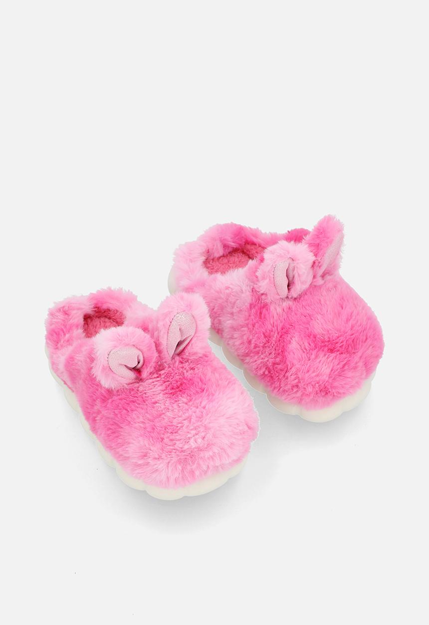 Pop Candy - Fluffy novelty slippers - hot pink