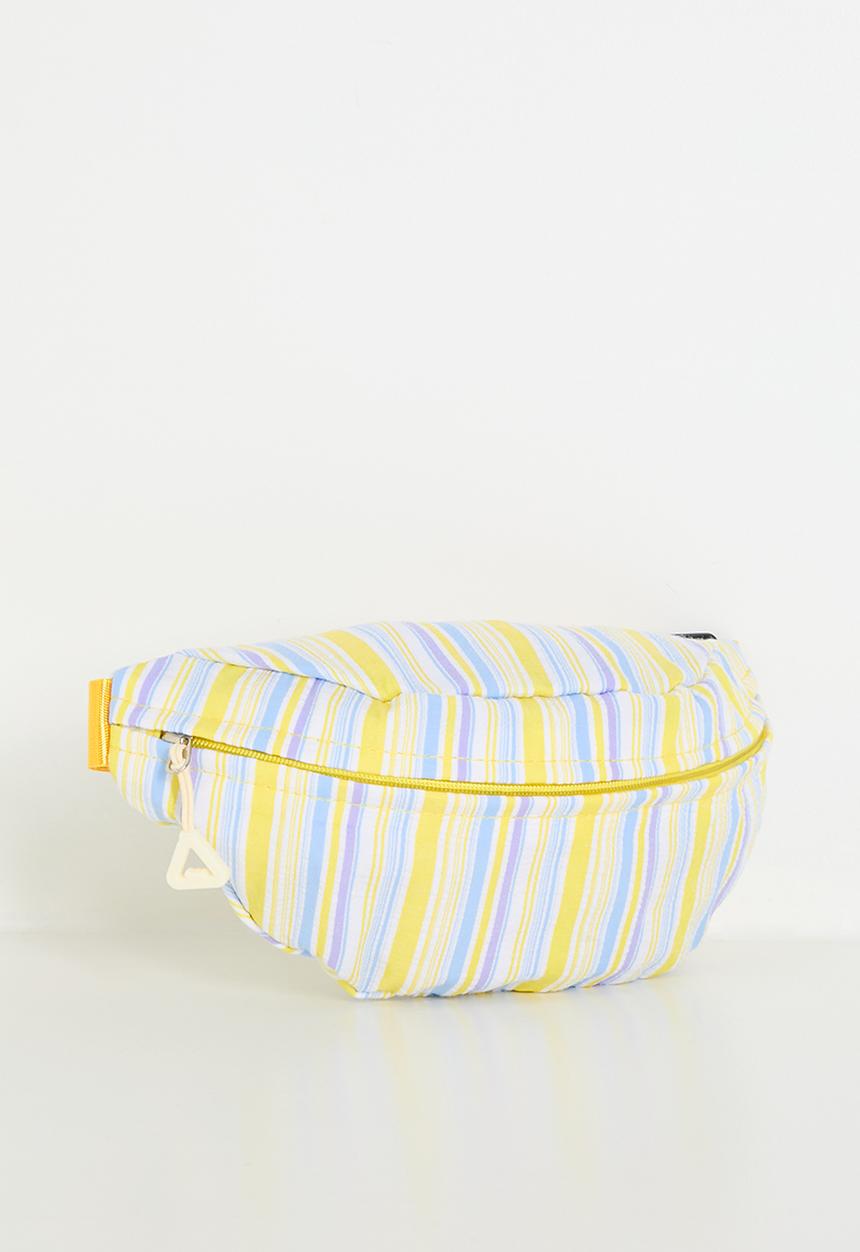 Pop Candy - Unbalanced stripe belt bag - yellow/multi