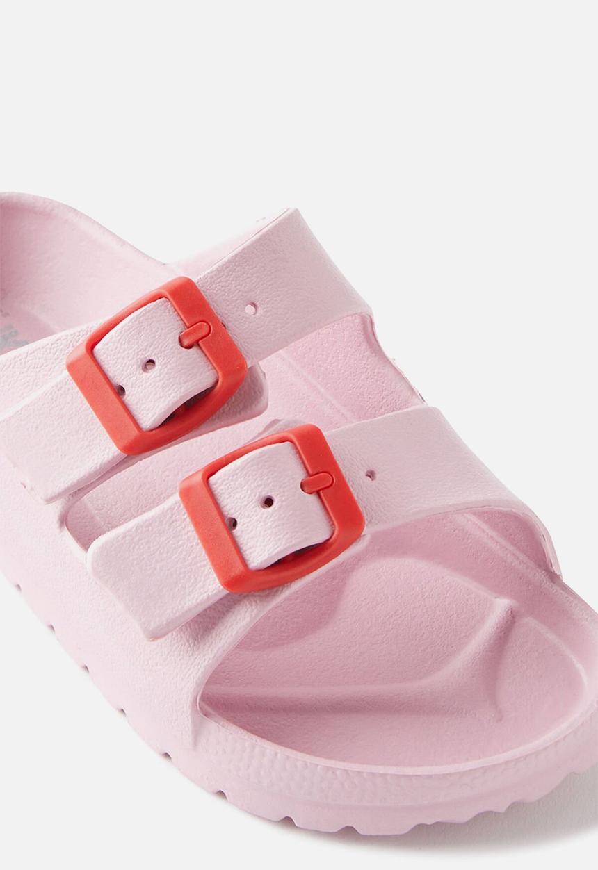 Cotton On - Twin strap slide - marshmellow/varsity red
