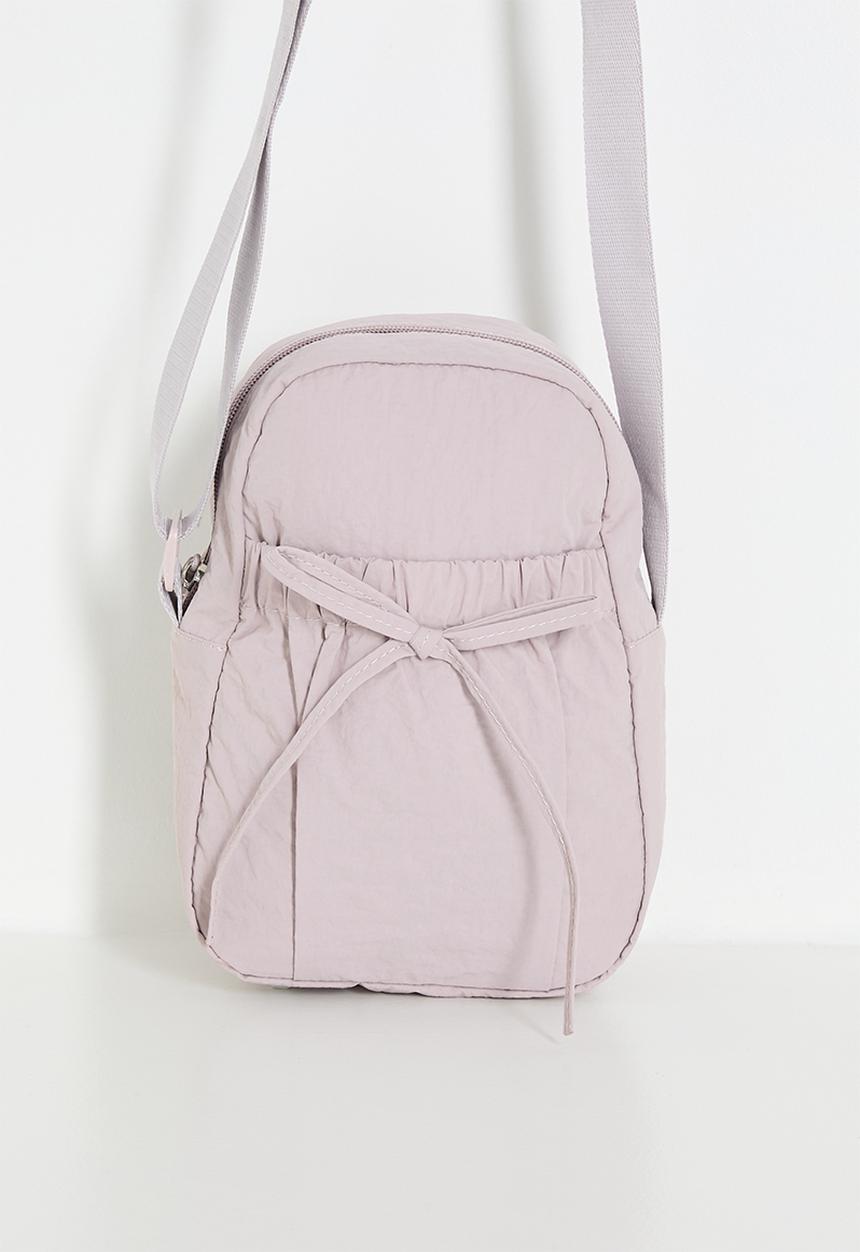 Pop Candy - Mini shoulder bag with gathered pocket - dusty pink