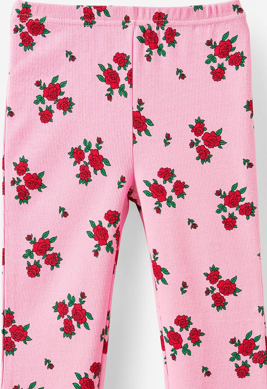 Cotton On - Francine flare pant - fairy pink/roses