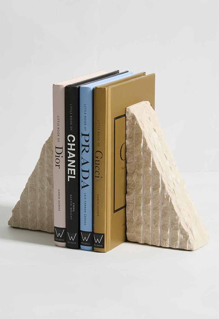 Sixth Floor - Sandstone Bookends - Natural