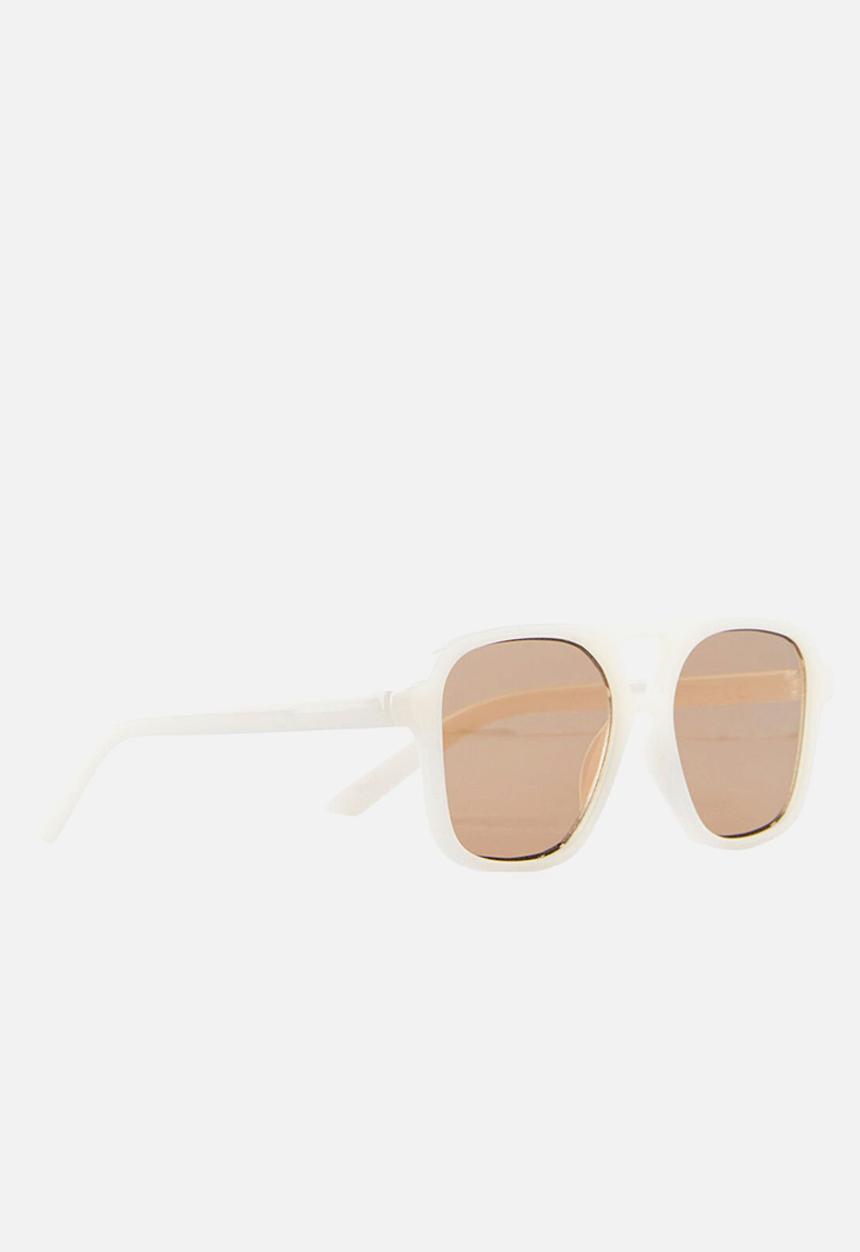 Cotton On - Kids amy aviator sunglasses - vanilla