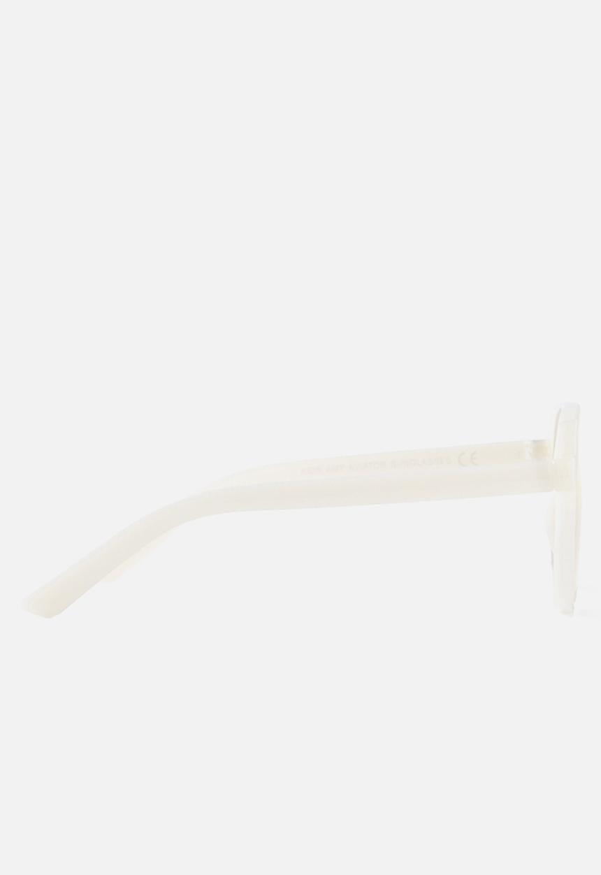 Cotton On - Kids amy aviator sunglasses - vanilla
