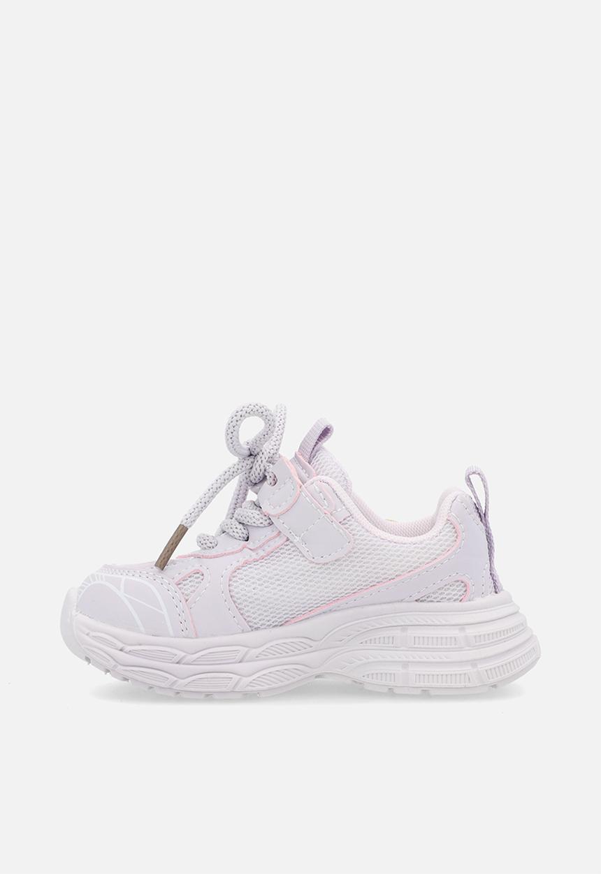Pop Candy - Chunky trainers with butterfly applique detail - lavender blush