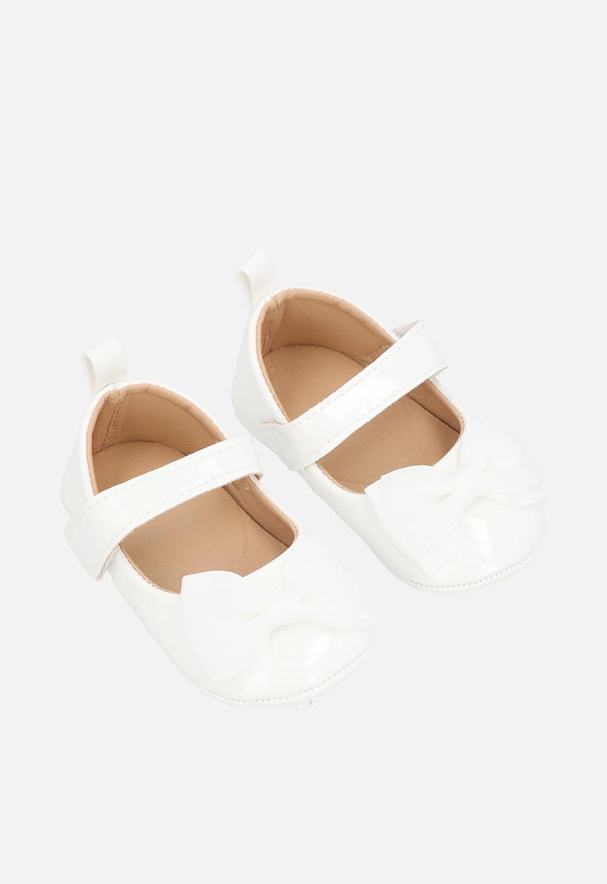 Pop Candy - Bow décor pumps - white