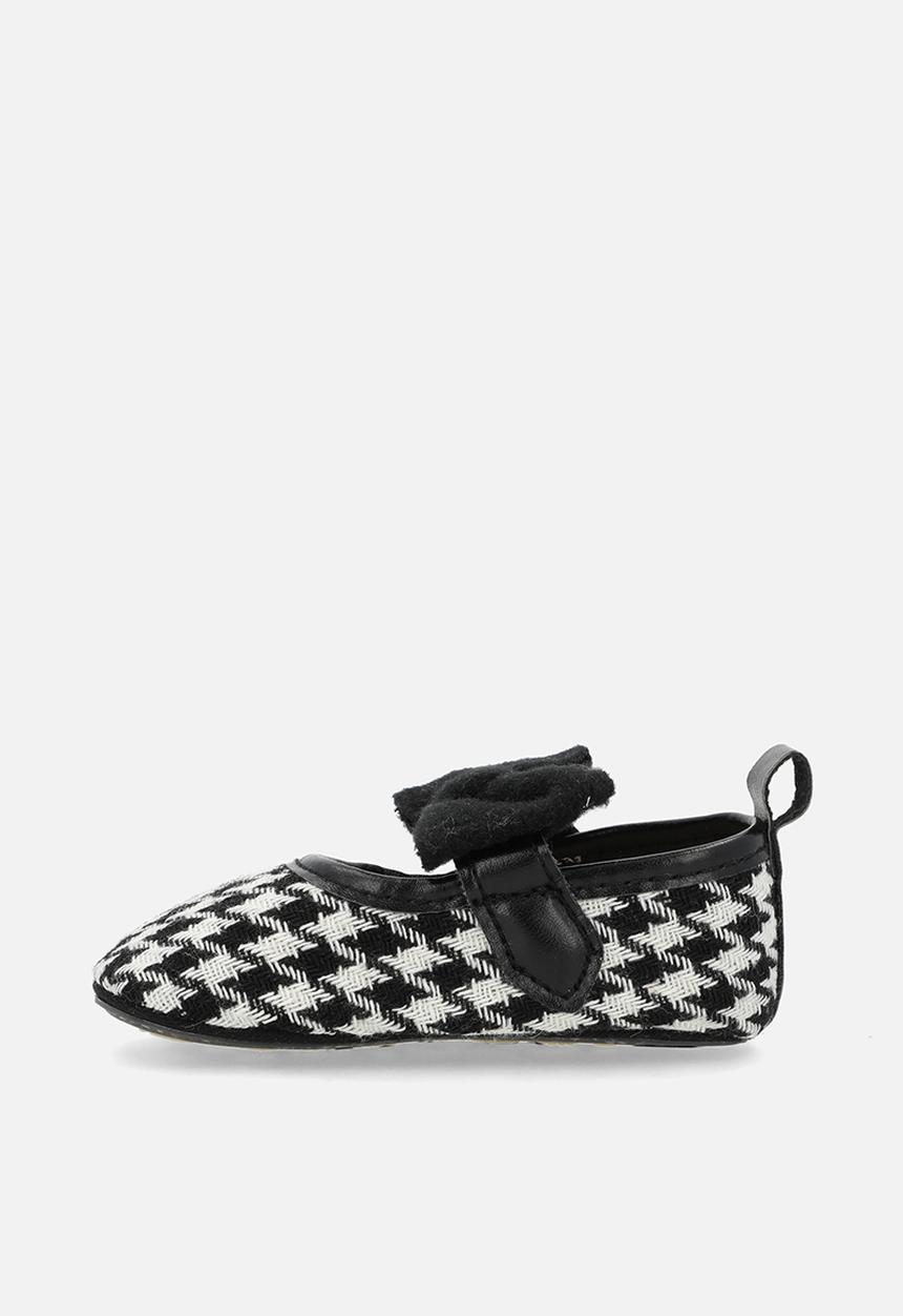 Pop Candy - Houndstooth printed pumps - black & white