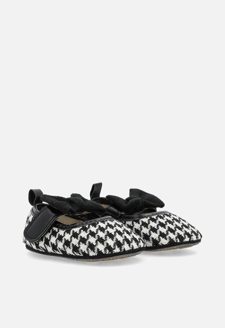 Pop Candy - Houndstooth printed pumps - black & white