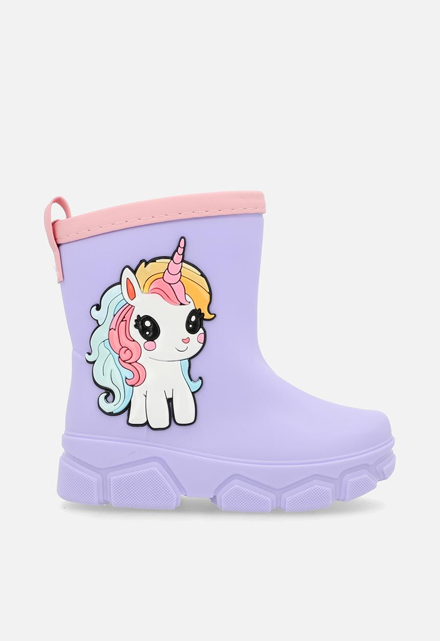 Pop Candy - Unicorn rainboot - lilac