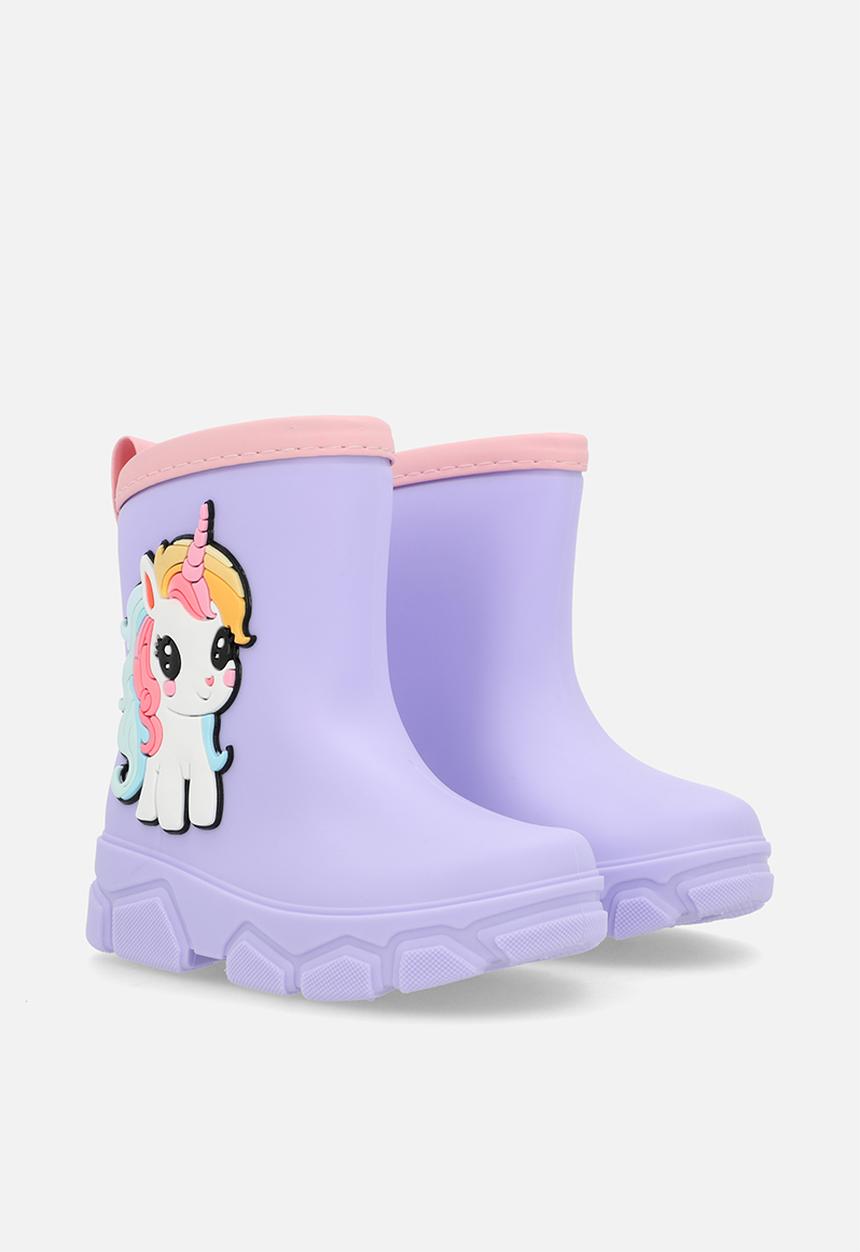 Pop Candy - Unicorn rainboot - lilac