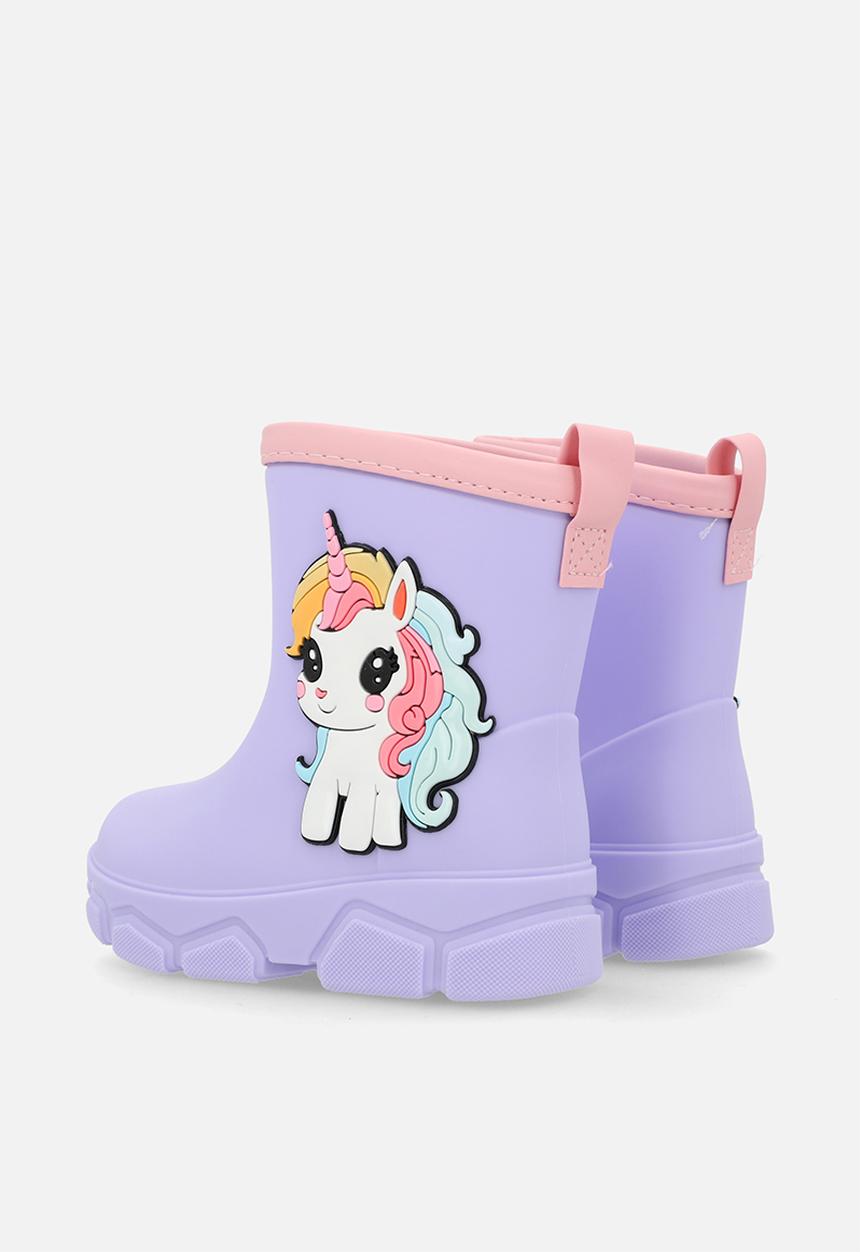 Pop Candy - Unicorn rainboot - lilac