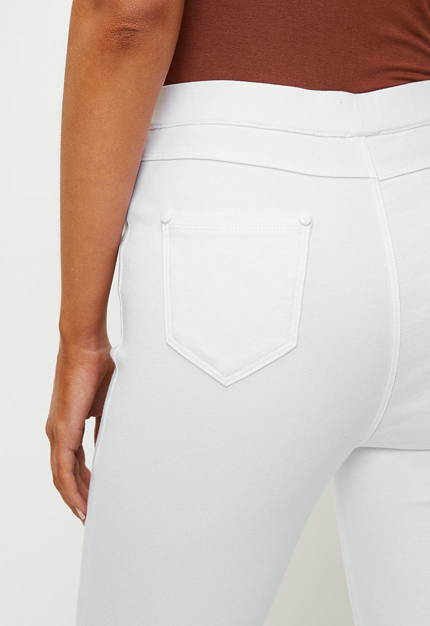 Stella Morgan - Pull-On Legging With Narrow Waistband - White