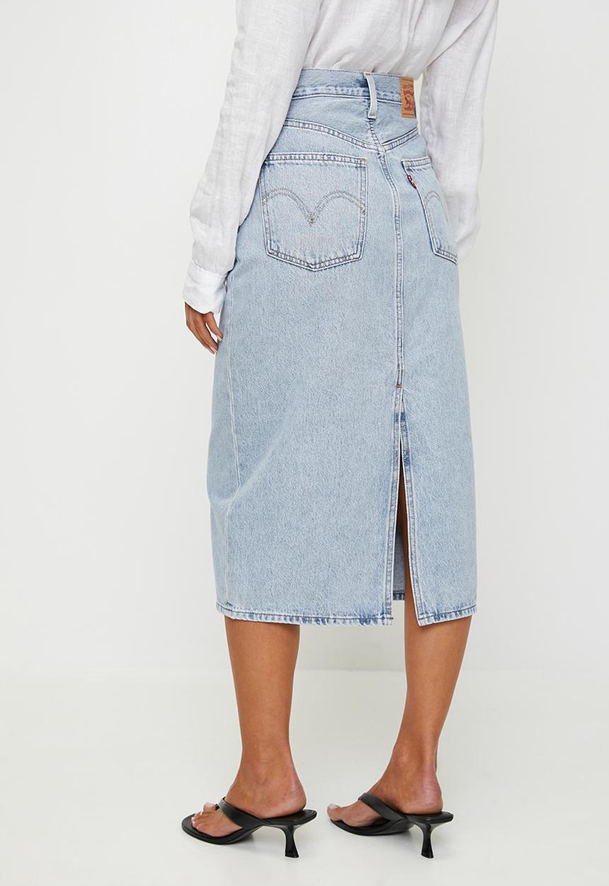 Levi’s® - HR Back Slit Skirt - Intense Subject
