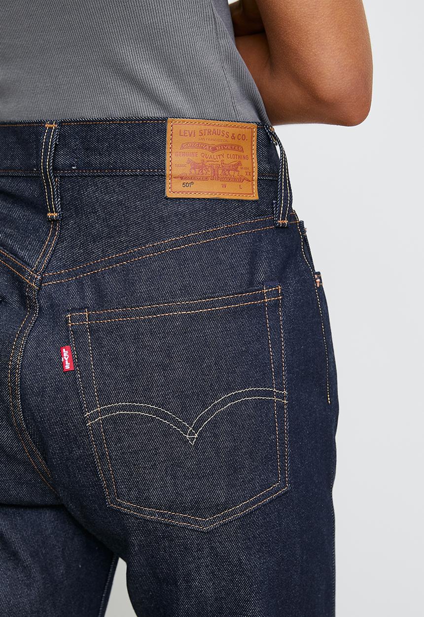 Levi’s® - 501® Rigid Jeans - Lined Up Selvedge Dark Indigo