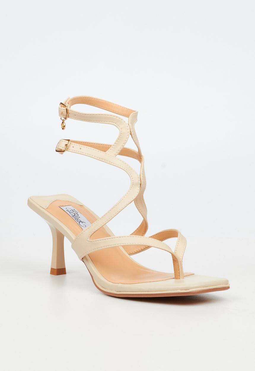 Miss Black - Gelato 3 gladiator heel - neutral
