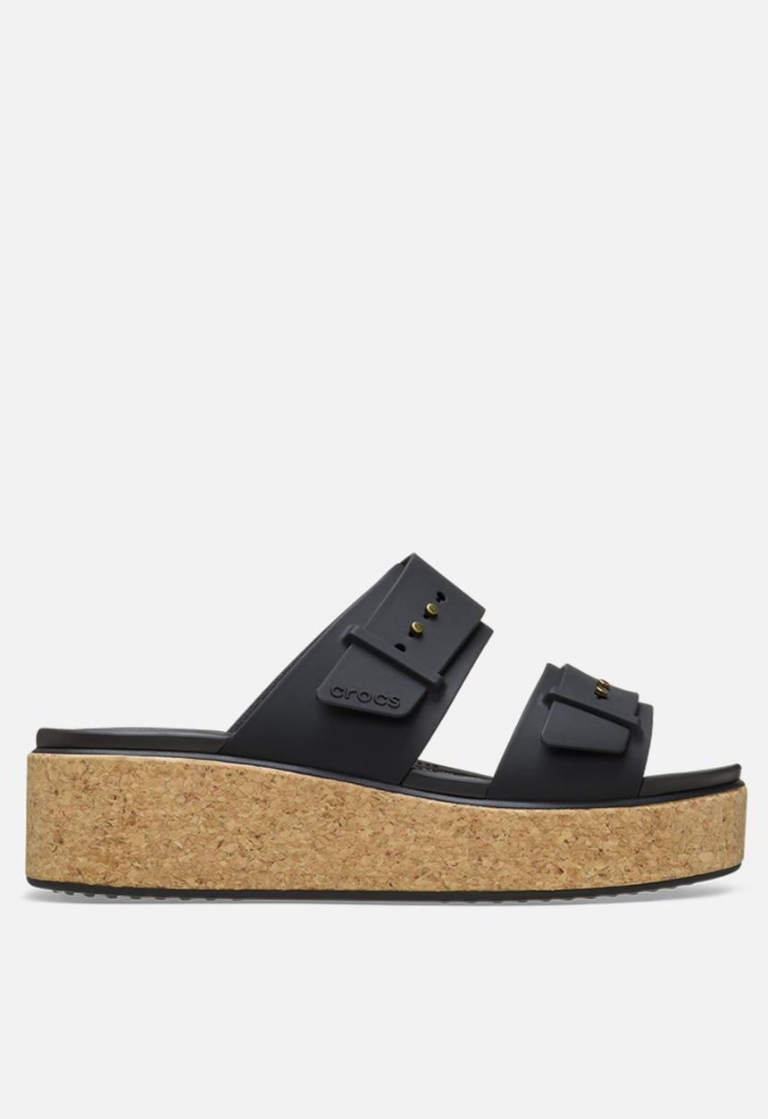 Crocs - Brooklyn klyn cork buckle - black