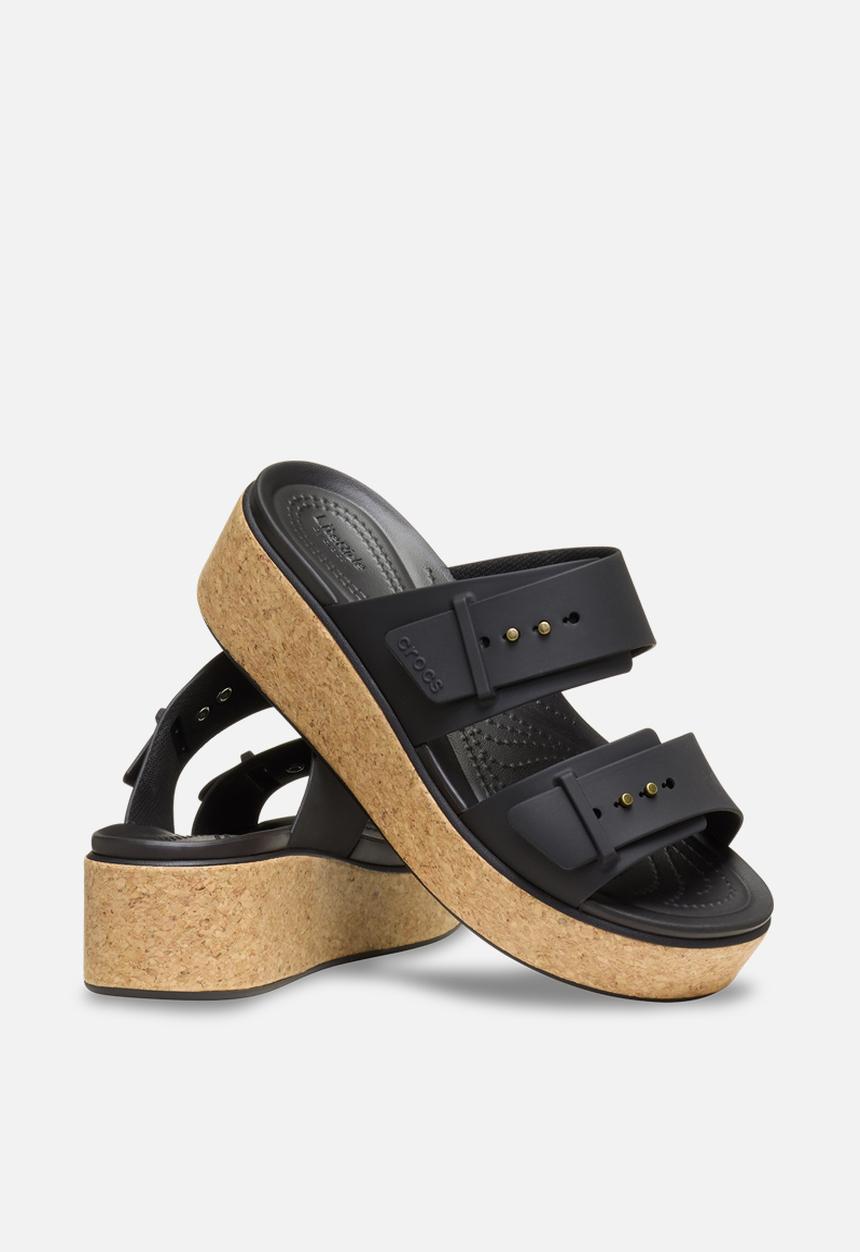 Crocs - Brooklyn klyn cork buckle - black