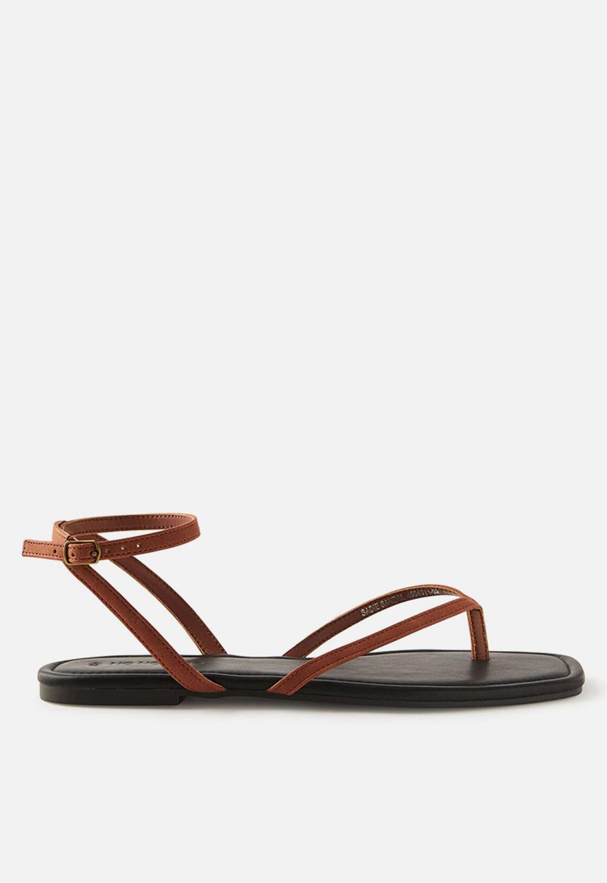 Cotton On - Sadiesadie sandal - black/paprika