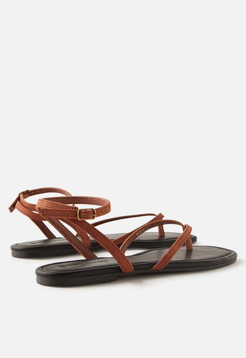 Cotton On - Sadiesadie sandal - black/paprika