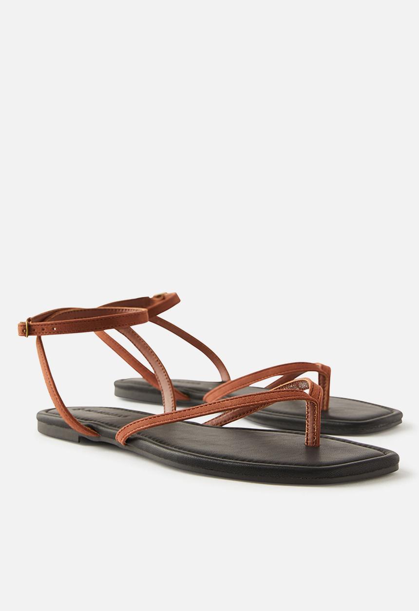 Cotton On - Sadiesadie sandal - black/paprika
